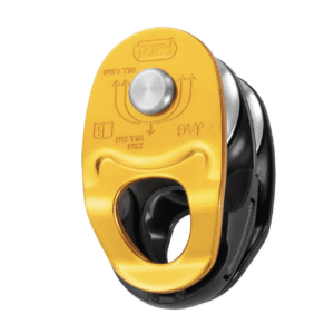 Picture of a yellow jag pulley